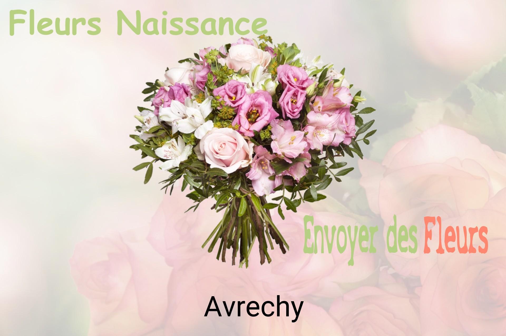 Bouquet de fleurs de naissance livré à Avrechy